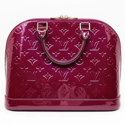 Сумка Louis Vuitton M50561 Alma PM Tote Bag Monogram Vernis "Purple" фото № 3