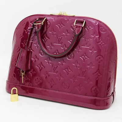 Сумка Louis Vuitton M50561 Alma PM Tote Bag Monogram Vernis "Purple" фото № 8