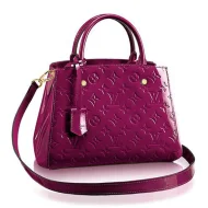 Сумка Louis Vuitton M50581 Montaigne BB Tote Bag Monogram Vernis "Pink"