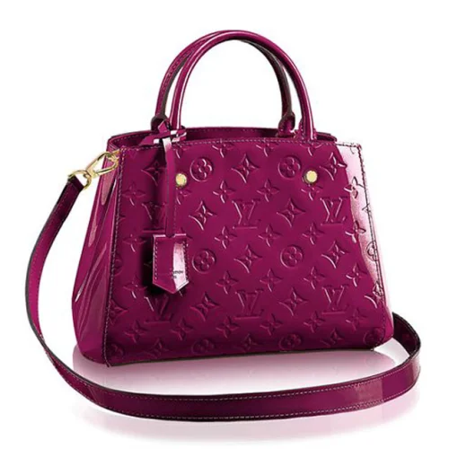 Сумка Louis Vuitton M50581 Montaigne BB Tote Bag Monogram Vernis "Pink"