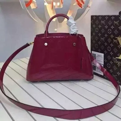 Сумка Louis Vuitton M50581 Montaigne BB Tote Bag Monogram Vernis "Pink" фото № 2