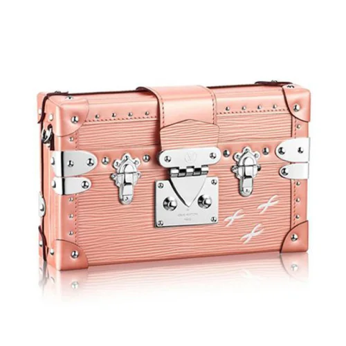 Сумка Louis Vuitton M50733 Petite Malle Crossbody Bag Epi Leather "Peach"