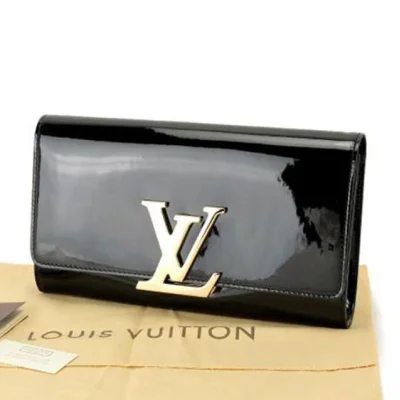 Клатч Louis Vuitton M90083 Louise Monogram Vernis "Black" фото № 9