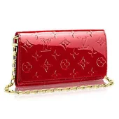 Сумка Louis Vuitton M90206 Chain Wallet Monogram Vernis "Red"