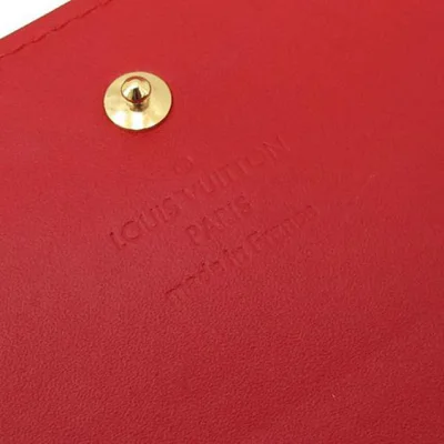 Сумка Louis Vuitton M90206 Chain Wallet Monogram Vernis "Red" фото № 9