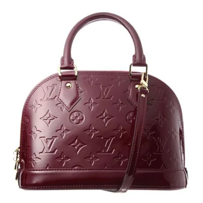 Сумка Louis Vuitton M90231 Alma BB Tote Bag Monogram Vernis "Chocolate" фото № 4 Сумка Louis Vuitton M90231 Alma BB Tote Bag Monogram Vernis "Chocolate" фото № 4