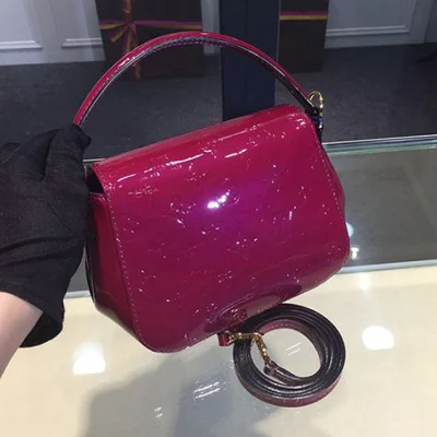 Сумка Louis Vuitton M90943 Pasadena Crossbody Bag Monogram Vernis "Pink" фото № 4