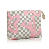 Косметичка Louis Vuitton N41049 Toiletry Pouch 26 Damier Azur Canvas "White"