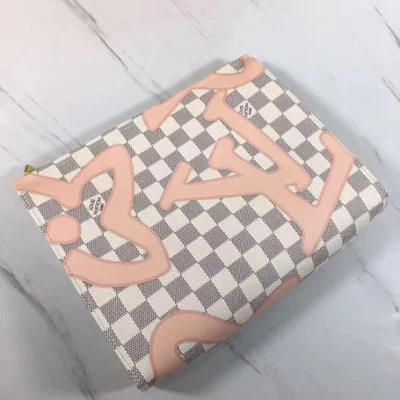 Косметичка Louis Vuitton N41049 Toiletry Pouch 26 Damier Azur Canvas "White" фото № 5