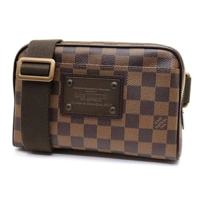 Сумка Louis Vuitton N41101 Bumbag Brooklyn Hip Pack Damier Ebene Canvas "Brown" фото № 2
