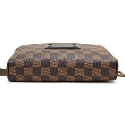 Сумка Louis Vuitton N41101 Bumbag Brooklyn Hip Pack Damier Ebene Canvas "Brown" фото № 7