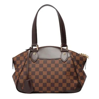 Сумка Louis Vuitton N41117 Verona PM Shoulder Bag Damier Ebene Canvas "Brown" фото № 2