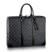 Портфель Louis Vuitton N41125 Porte-Documents Voyage Briefcase Damier Graphite Canvas "Graphite"