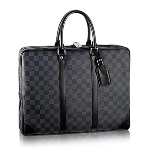 Портфель Louis Vuitton N41125 Porte-Documents Voyage Briefcase Damier Graphite Canvas "Graphite"