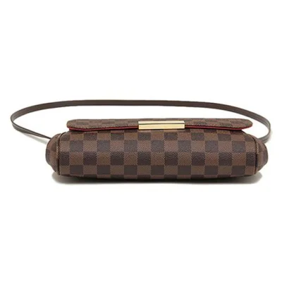 Сумка Louis Vuitton N41129 Favorite MM Damier Ebene Canvas "Brown" фото № 6 Сумка Louis Vuitton N41129 Favorite MM Damier Ebene Canvas "Brown" фото № 6