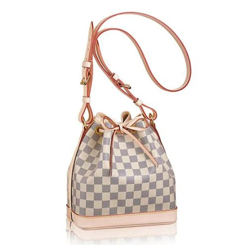 Сумка Louis Vuitton N41220 Noe BB Shoulder Bag Damier Azur Canvas "White"