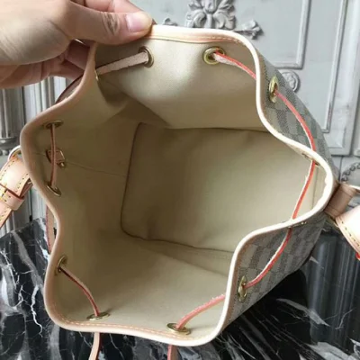 Сумка Louis Vuitton N41220 Noe BB Shoulder Bag Damier Azur Canvas "White" фото № 10