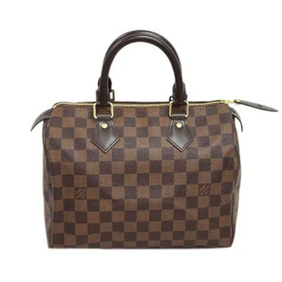 Сумка Louis Vuitton N41365 Speedy 25 Tote Bag Damier Ebene Canvas "Brown" фото № 2