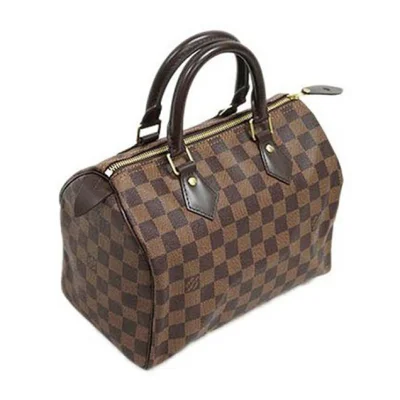 Сумка Louis Vuitton N41365 Speedy 25 Tote Bag Damier Ebene Canvas "Brown" фото № 3
