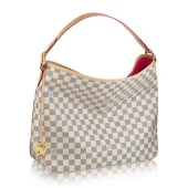 Сумка Louis Vuitton N41447 Delightful PM Hobo Bag Damier Azur Canvas "White"