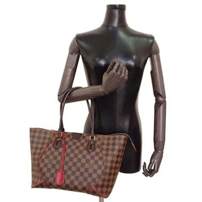 Сумка Louis Vuitton N41548 Caissa Tote MM Tote Bag Damier Ebene Canvas "Brown" фото № 10