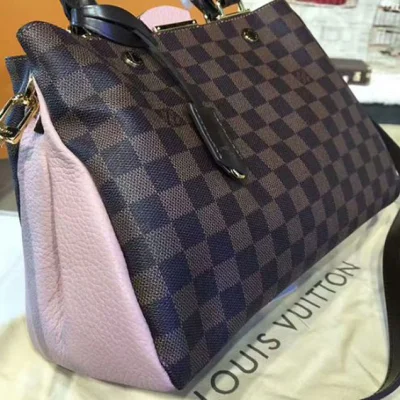 Сумка Louis Vuitton N41674 Brittany Tote Bag Damier Ebene Canvas "Brown" фото № 4