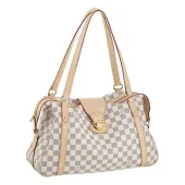 Сумка Louis Vuitton N42220 Stresa PM Shoulder Bag Damier Azur Canvas "White"