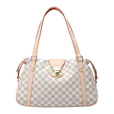 Сумка Louis Vuitton N42220 Stresa PM Shoulder Bag Damier Azur Canvas "White" фото № 2