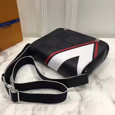 Сумка Louis Vuitton N44003 District PM Messenger Bag Damier Cobalt Canvas "Navy Blue" фото № 6