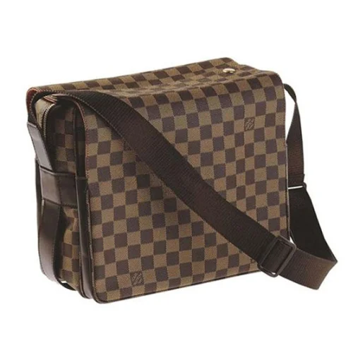 Сумка Louis Vuitton N45255 Naviglio Messenger Bag Damier Ebene Canvas "Brown"