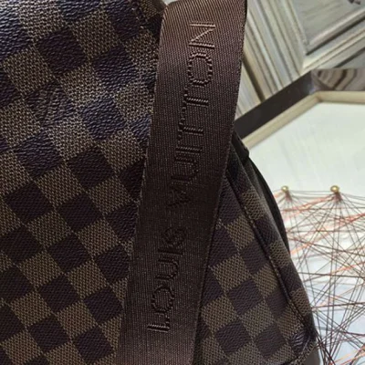 Сумка Louis Vuitton N45255 Naviglio Messenger Bag Damier Ebene Canvas "Brown" фото № 9