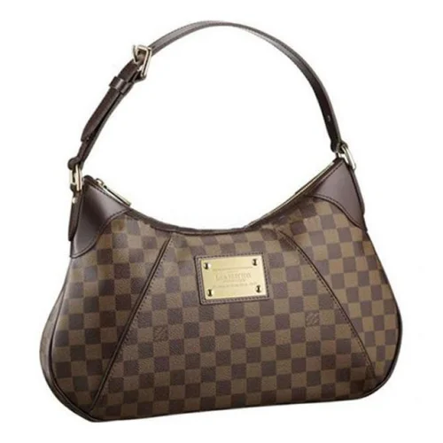 Сумка Louis Vuitton N48181 Thames GM Hobo Bag Damier Ebene Canvas "Brown"