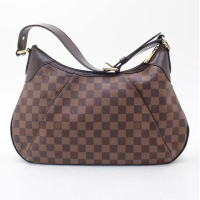Сумка Louis Vuitton N48181 Thames GM Hobo Bag Damier Ebene Canvas "Brown" фото № 3