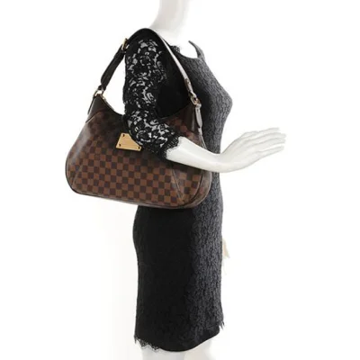 Сумка Louis Vuitton N48181 Thames GM Hobo Bag Damier Ebene Canvas "Brown" фото № 8