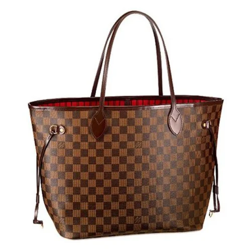 Сумка Louis Vuitton N51105 Neverfull MM Shoulder Bag Damier Ebene Canvas "Brown"