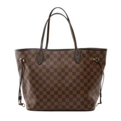 Сумка Louis Vuitton N51105 Neverfull MM Shoulder Bag Damier Ebene Canvas "Brown" фото № 3
