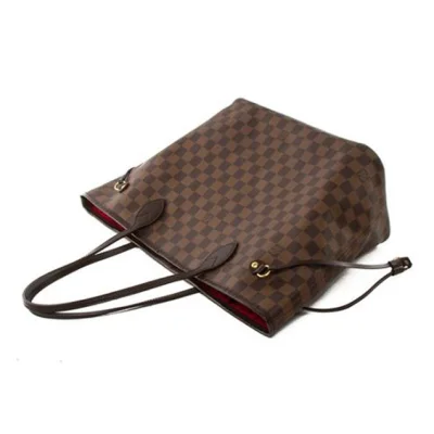 Сумка Louis Vuitton N51105 Neverfull MM Shoulder Bag Damier Ebene Canvas "Brown" фото № 8