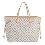 Сумка Louis Vuitton N51108 Neverfull GM Shoulder Bag Damier Azur Canvas "White"