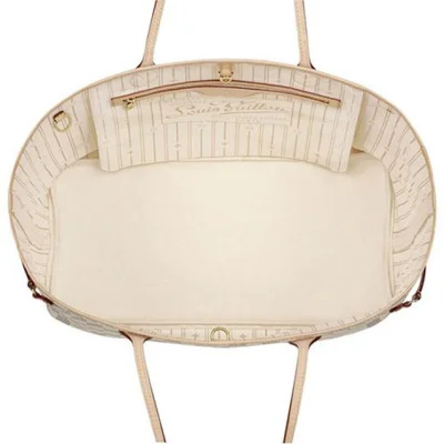 Сумка Louis Vuitton N51108 Neverfull GM Shoulder Bag Damier Azur Canvas "White" фото № 6