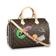 Сумка Louis Vuitton Speedy Bandouliere 30 My World Tour P00174 Monogram Canvas "Brown"