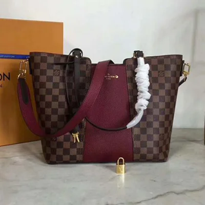 Сумка Louis Vuitton Jersey N44021 Damier Ebene Canvas "Brown" фото № 2