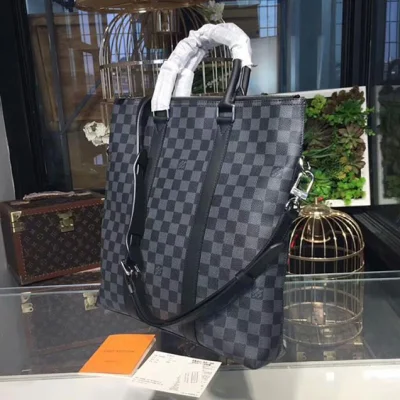 Сумка Louis Vuitton Anton Tote N40000 Damier Graphite Canvas "Graphite" фото № 3