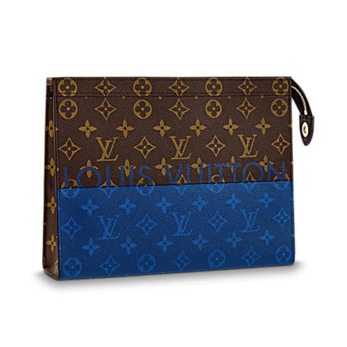 Клатч Louis Vuitton Monogram Canvas Pochette Voyage MM M63066 "Brown"