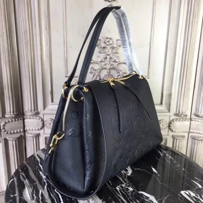 Сумка Louis Vuitton Monogram Empreinte Leather Ponthieu PM M43719 "Black" фото № 3