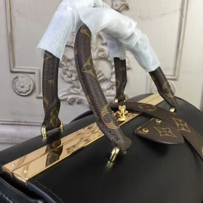 Сумка Louis Vuitton Monogram&Calfskin Speedy Doctor 25 M51468 "Brown" фото № 6