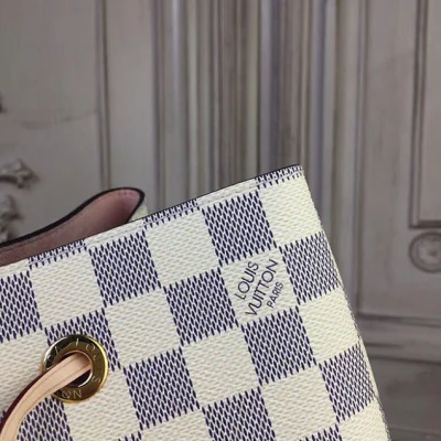 Сумка Louis Vuitton Damier Azur Canvas NeoNoe N42222 "White" фото № 4