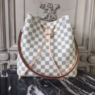 Сумка Louis Vuitton Damier Azur Canvas NeoNoe N42222 "White"