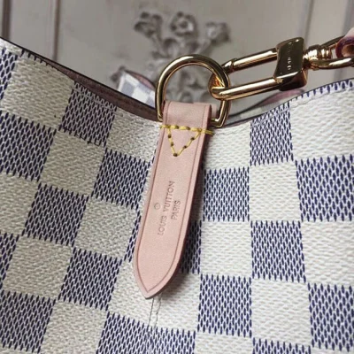 Сумка Louis Vuitton Damier Azur Canvas NeoNoe N42222 "White" фото № 6