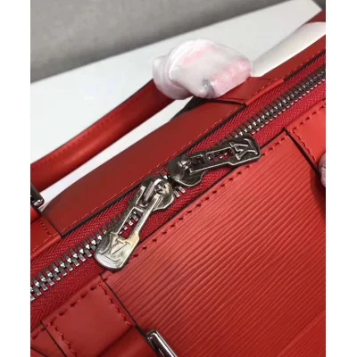 Сумка Louis Vuitton M52121 Keepall Bandouliere 50 Travel Bag Epi Leather "Red" фото № 9