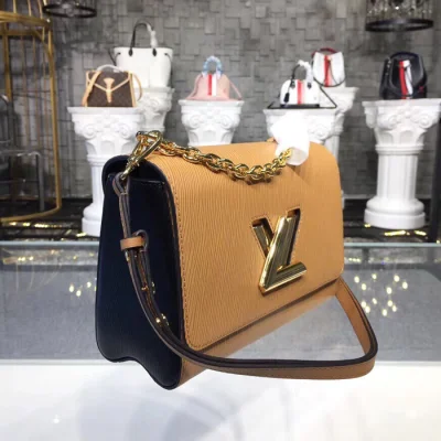 Сумка Louis Vuitton Twist MM M51884 Camel Epi Leather "Beige" фото № 3